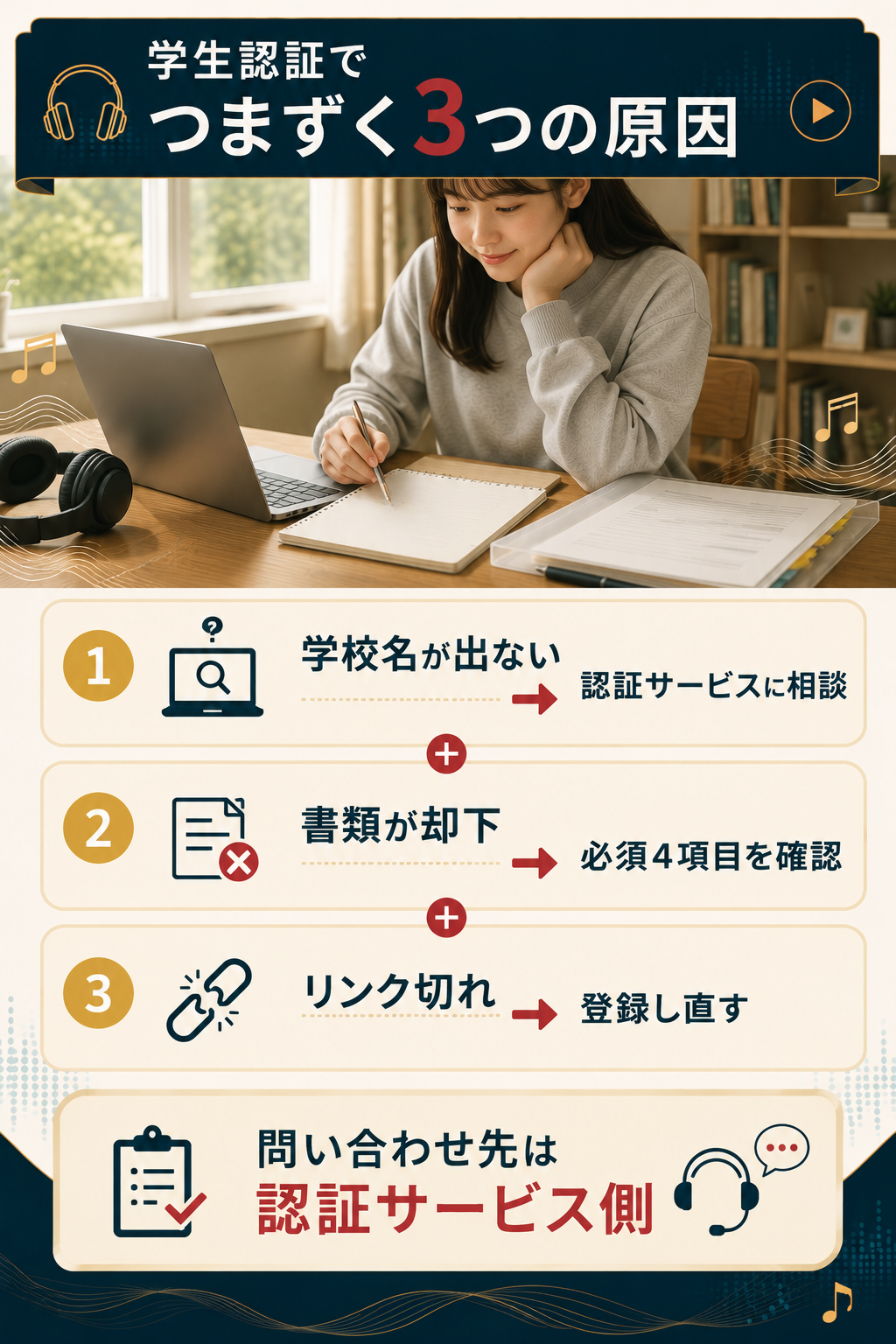 学割を更新した場合としない場合を比べた図解